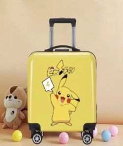 VALISE DELUXE POKEMON PIKACHU JAUNE AVEC SERRURE 18